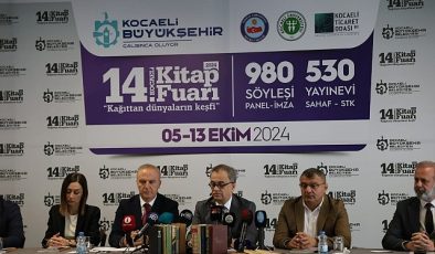 Kocaeli Kitap Fuarı 14. kez kitap dostlarıyla buluşacak Hedef 1 milyon ziyaretçi