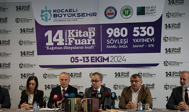 Kocaeli Kitap Fuarı 14. kez kitap dostlarıyla buluşacak Hedef 1 milyon ziyaretçi